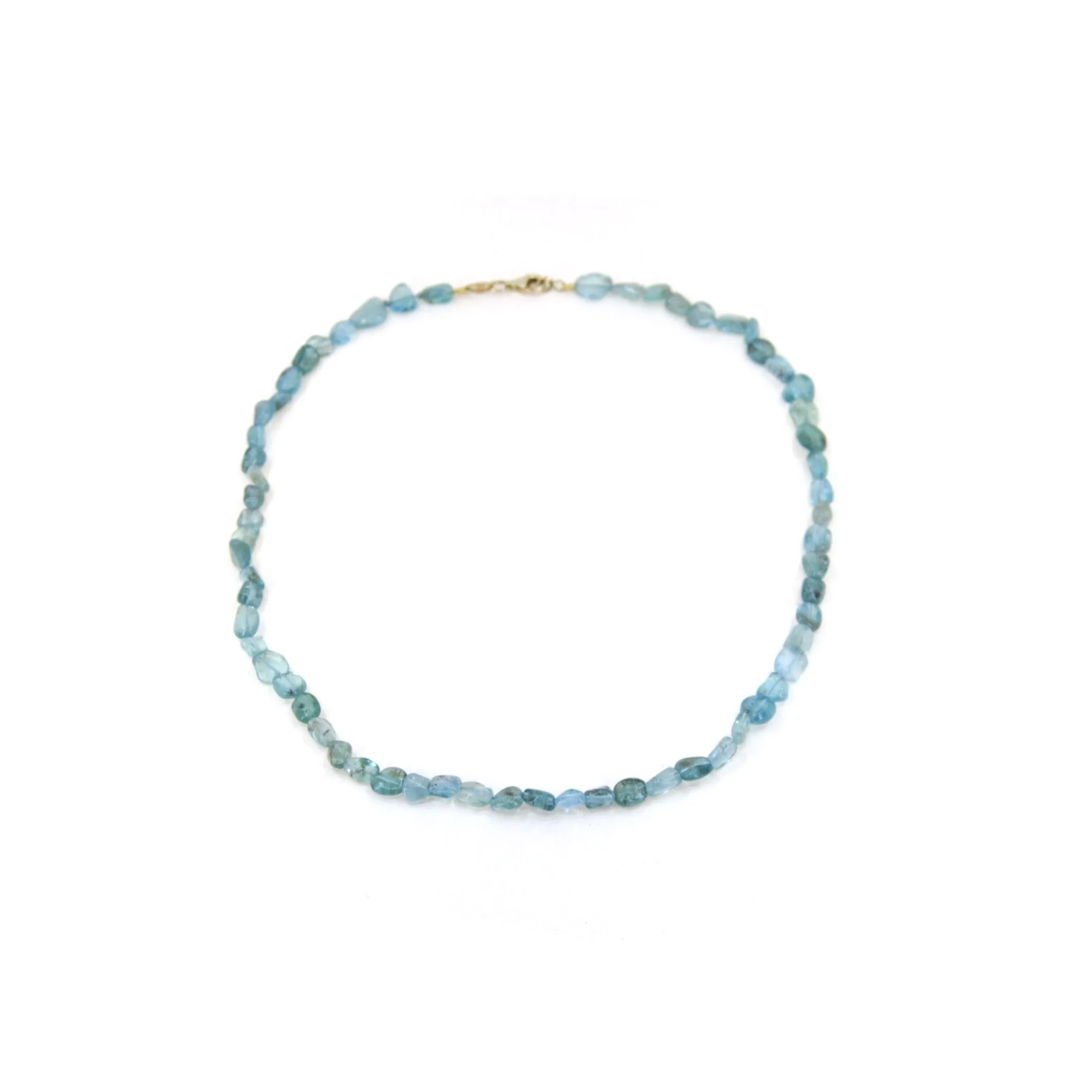 Natuurlijke edelsteen collier met apatiet - Afbeelding 2