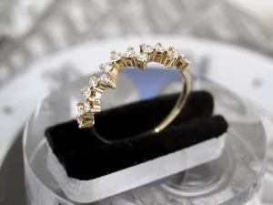 Geelgouden ring met Diamant