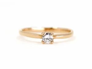 Roodgouden verlovingsring 14 karaat