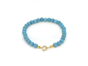 Natuurlijke edelsteen armband met turkoois