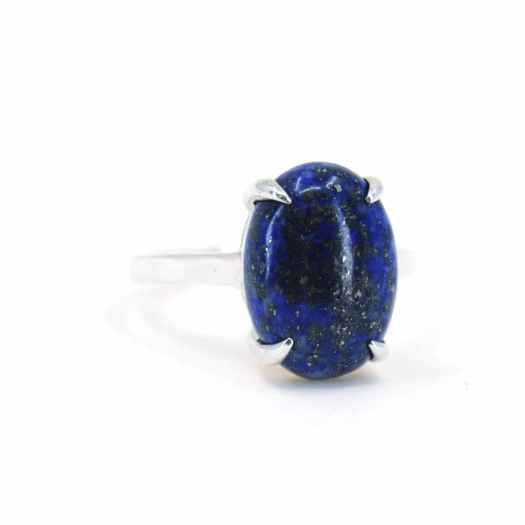 Zilveren ring met Lapis