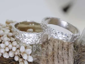 Witgouden trouwring Avignon