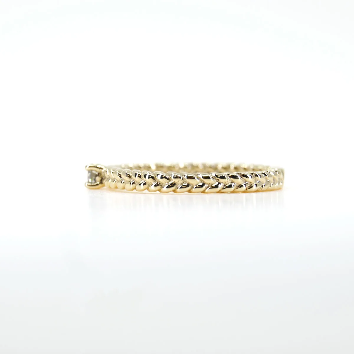 Geelgouden ring Saigon met Diamant