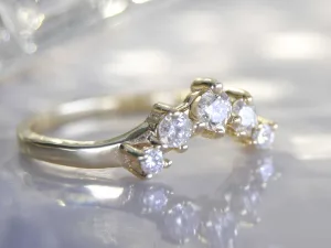 Geelgouden ring Vichy met Diamant 0,47crt