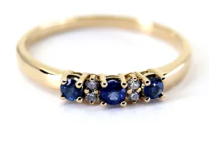 memoire ring met Saffier